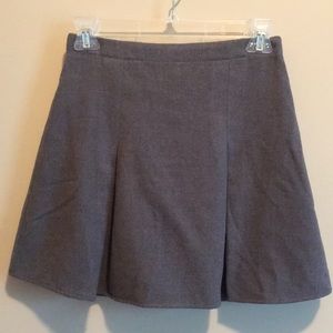 Wool mini skirt